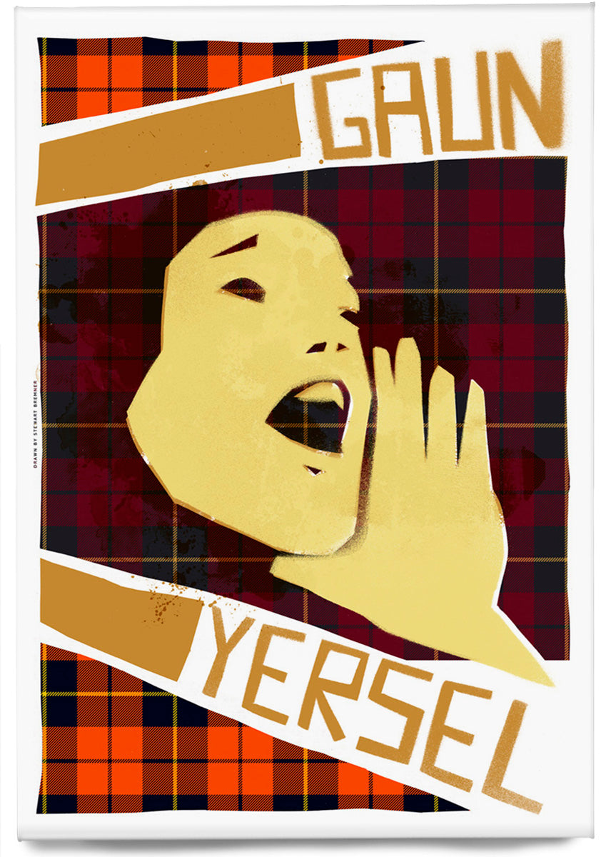 Gaun yersel (oan tartan) – magnet