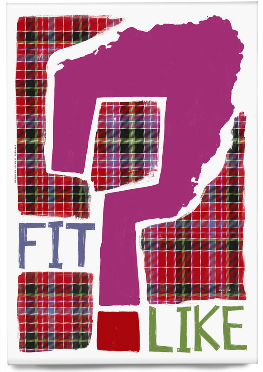 Fit like? (oan tartan) – magnet