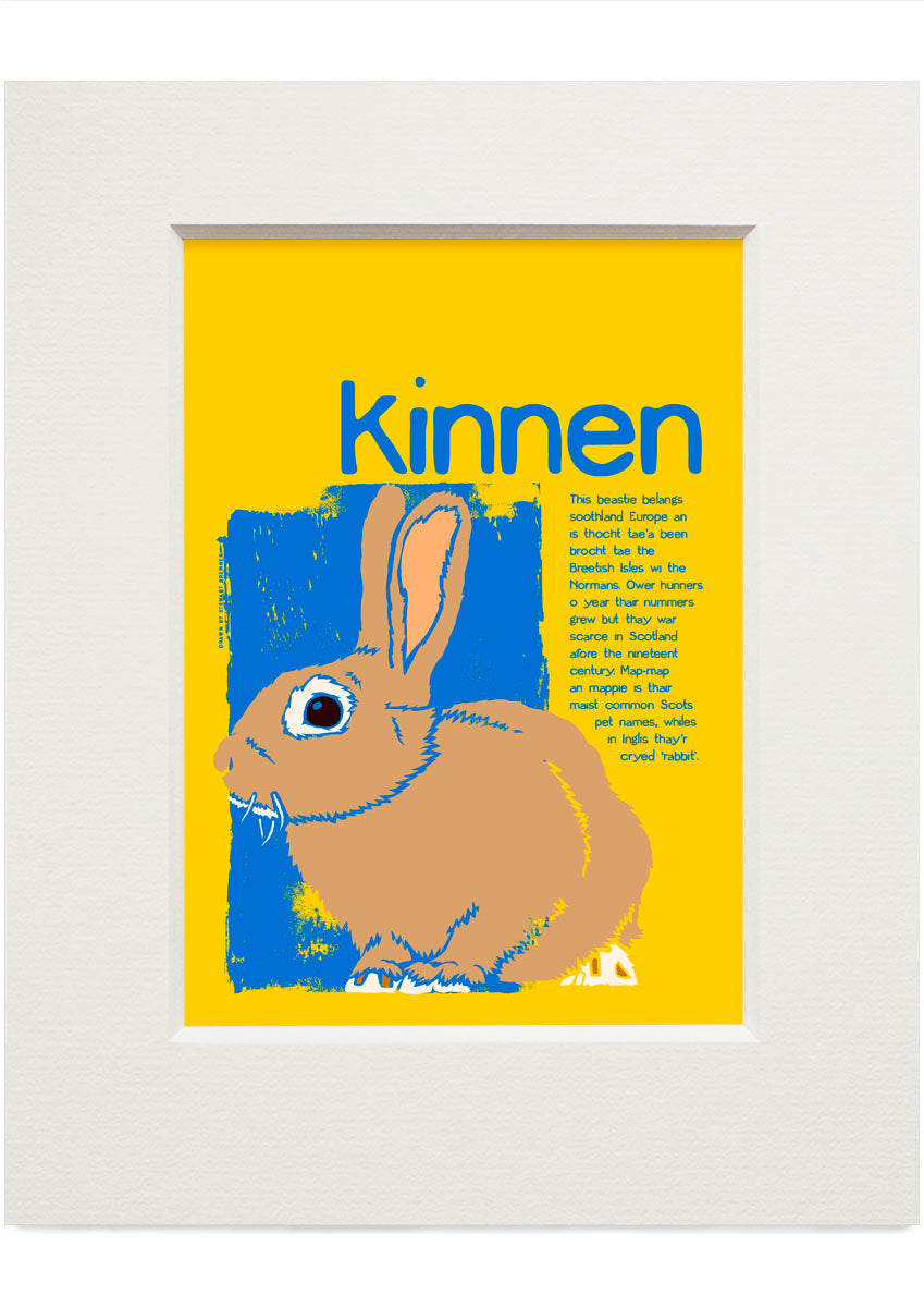 Kinnen – small mounted print