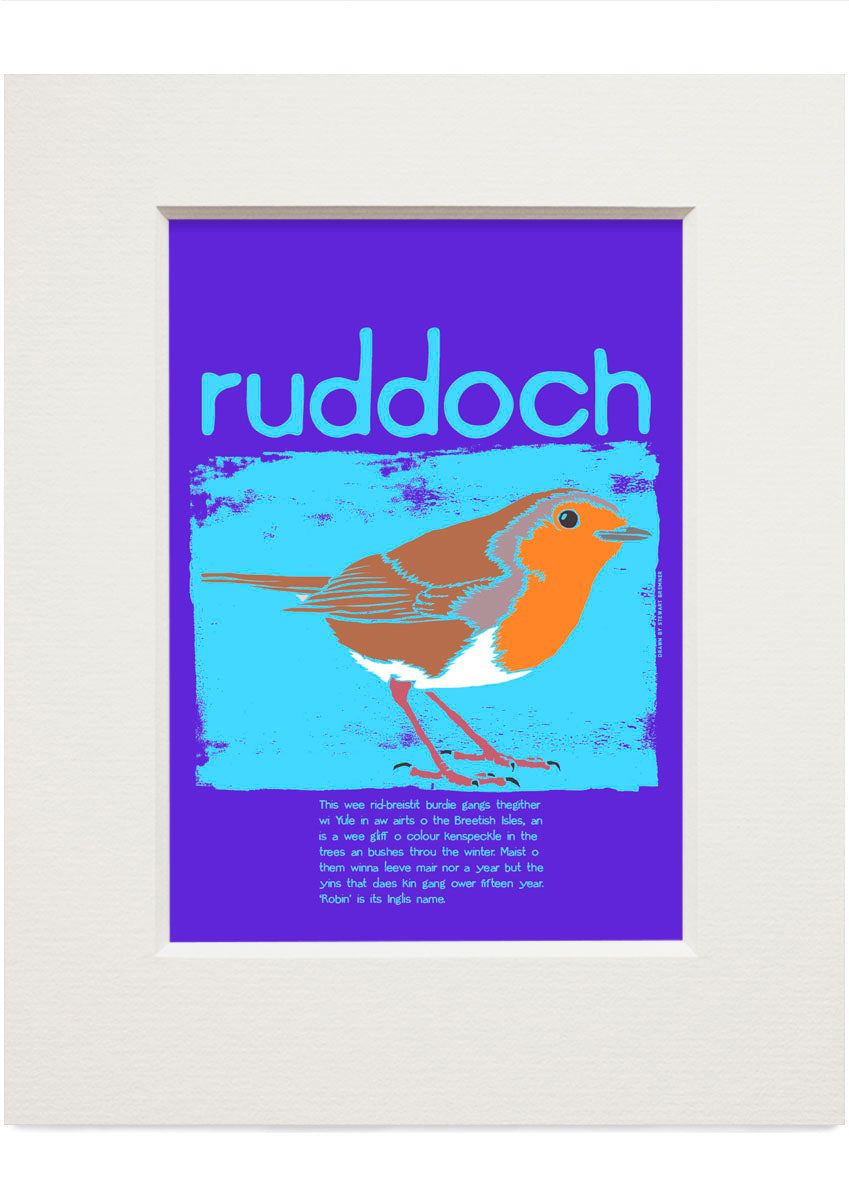 Ruddoch – small mounted print
