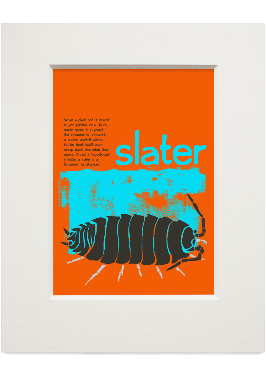 Slater – small mounted print