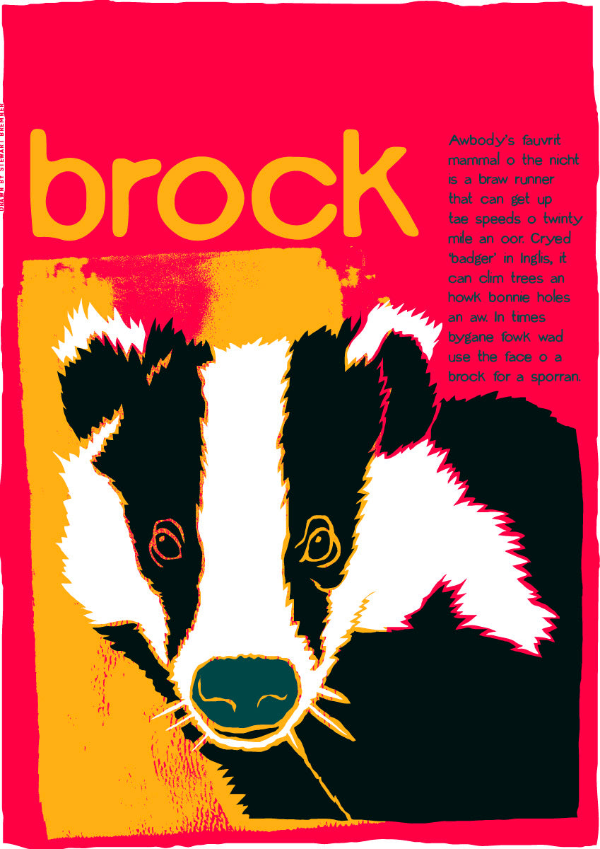 Brock (red) – poster