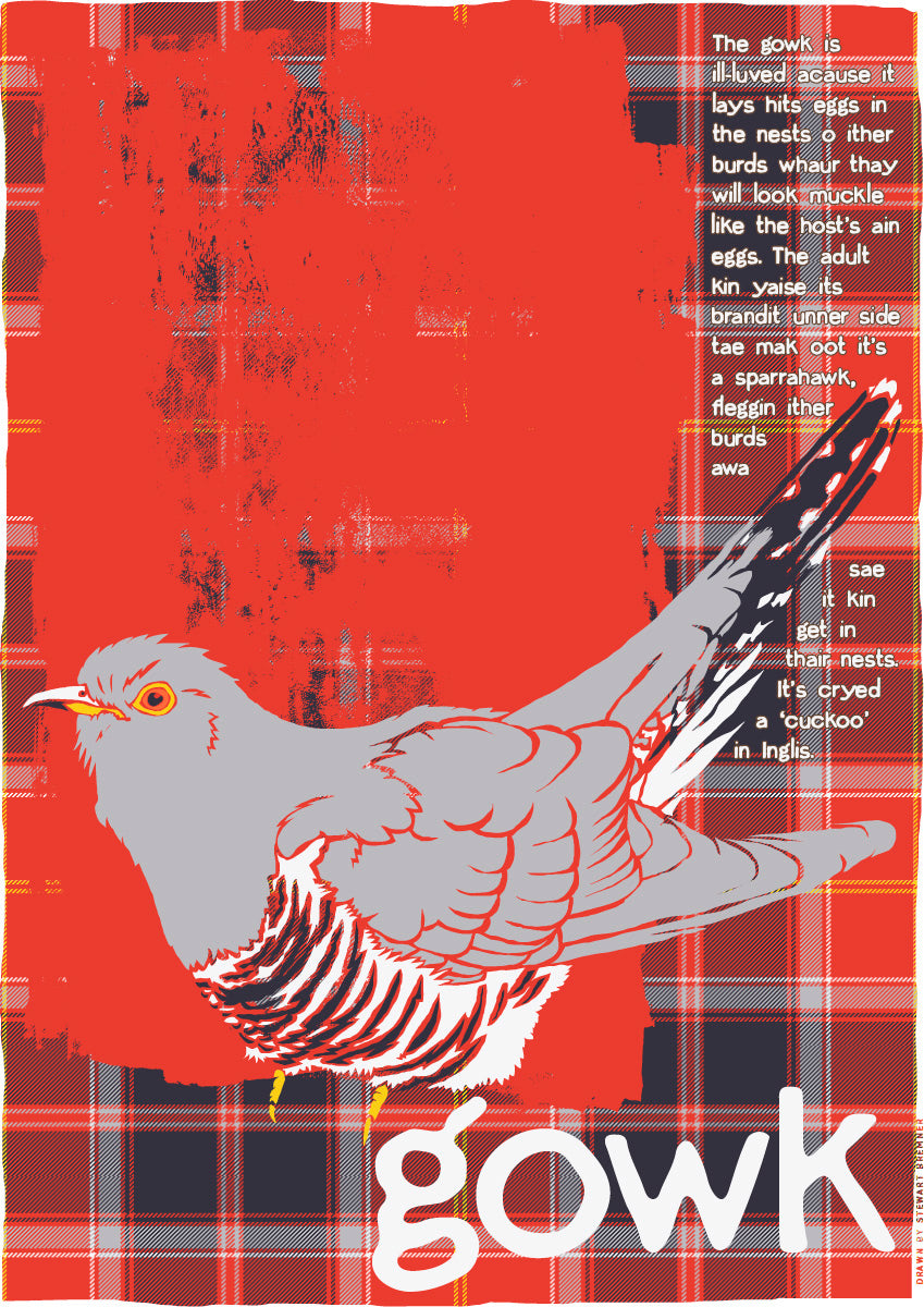 Gowk oan tartan – poster