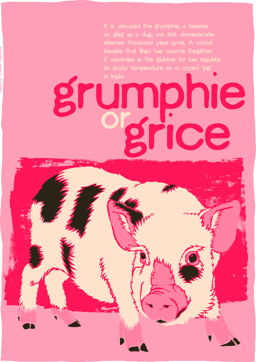 Grumphie or grice – giclée print