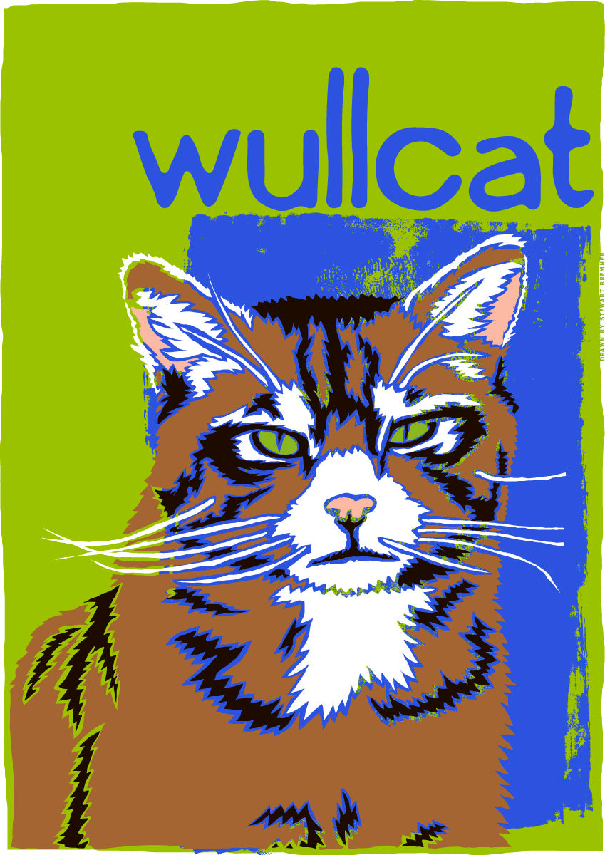 Wullcat (green) – poster
