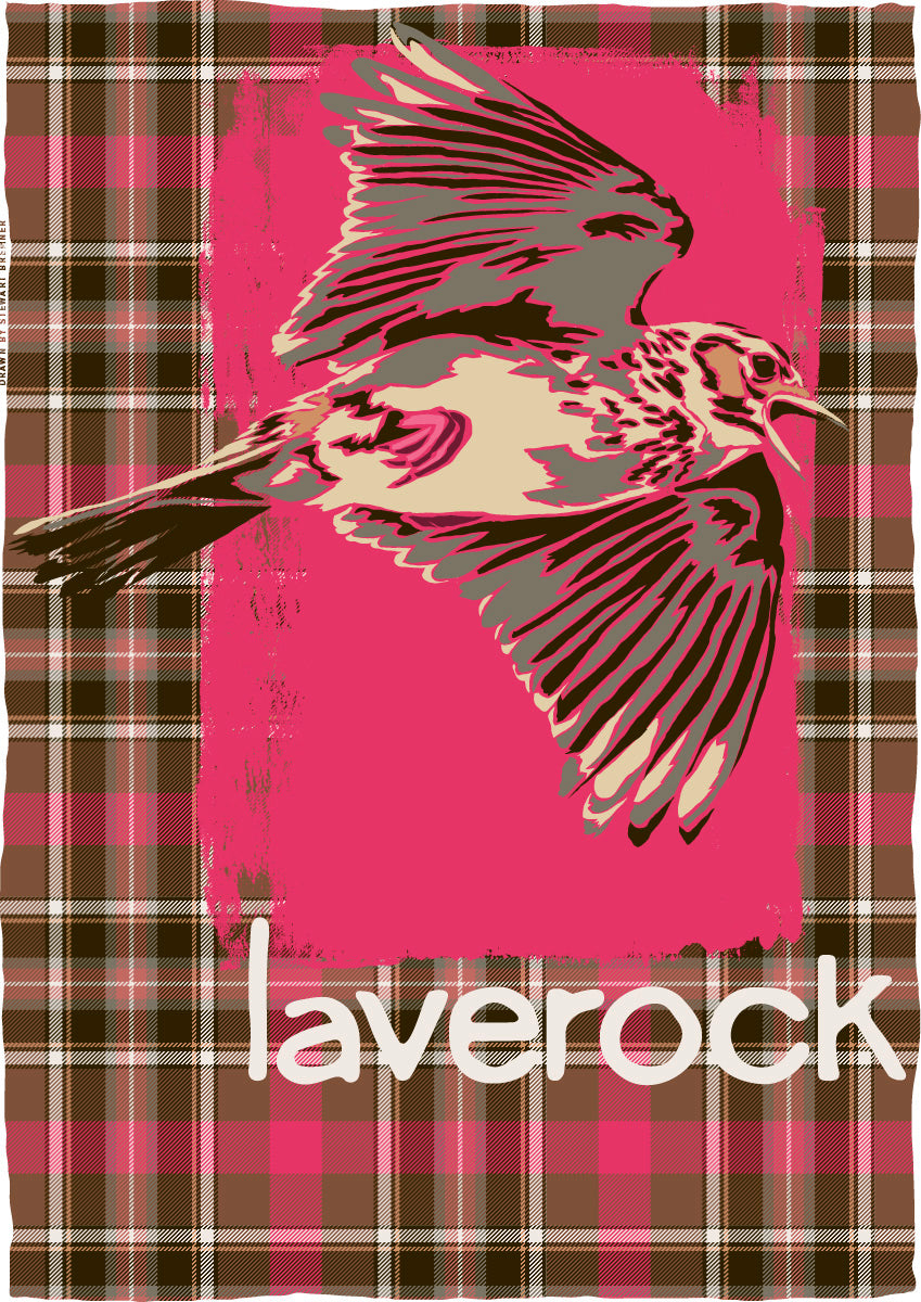 Laverock oan tartan – poster