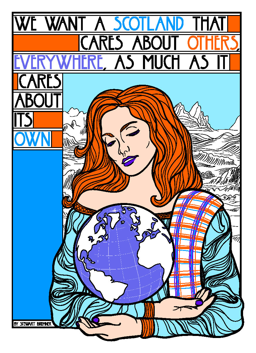 We want a Scotland that cares – giclée print