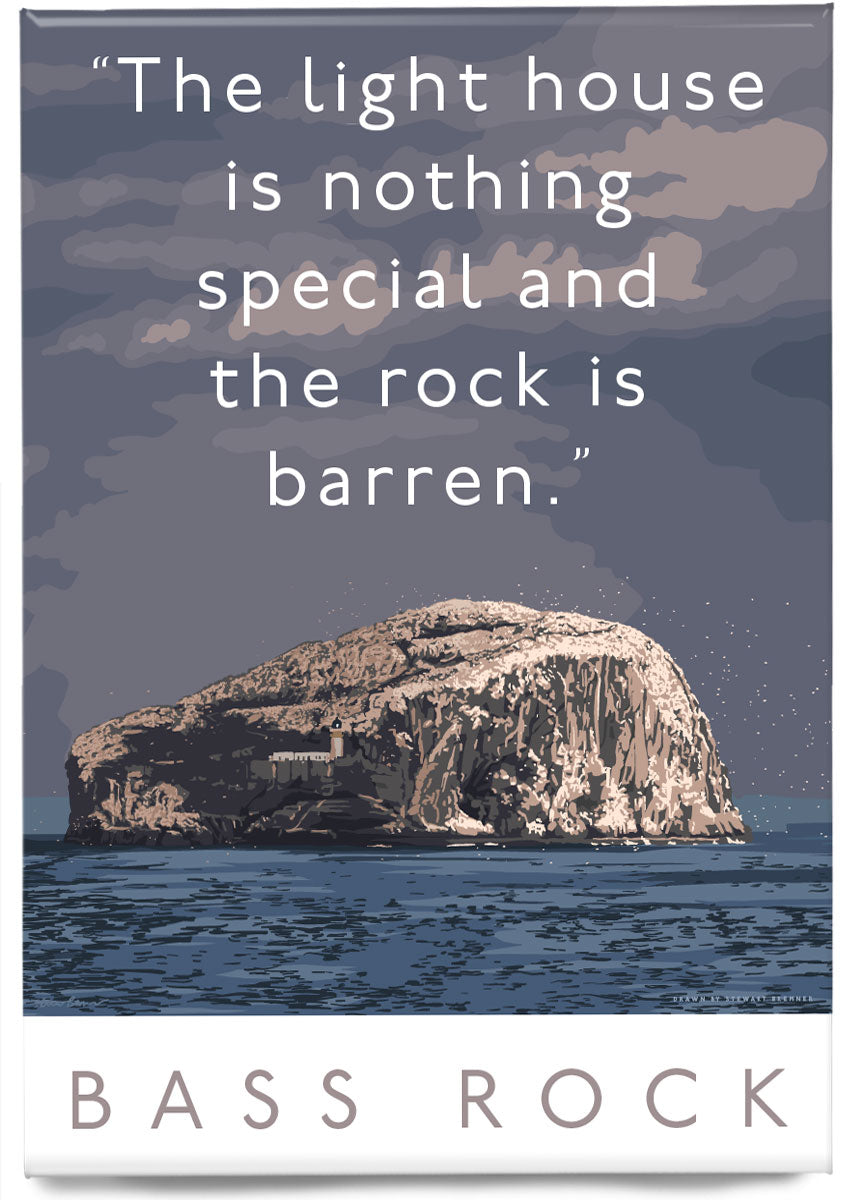 The Bass Rock is barren – magnet