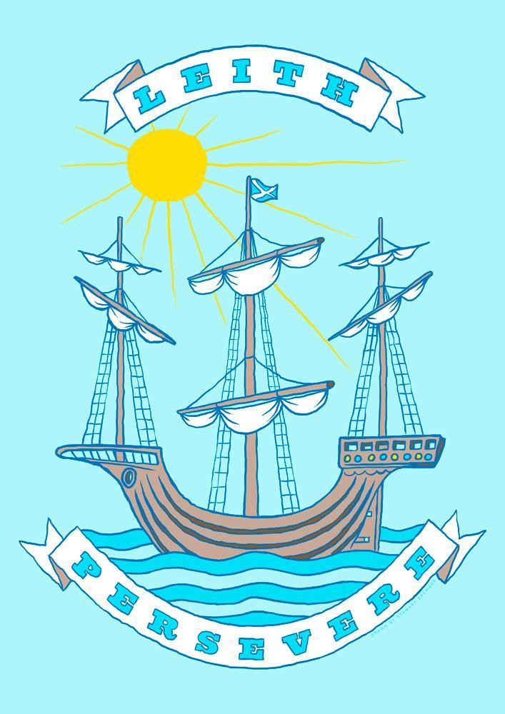 Leith persevere – giclée print – giclée print - Indy Prints by Stewart Bremner