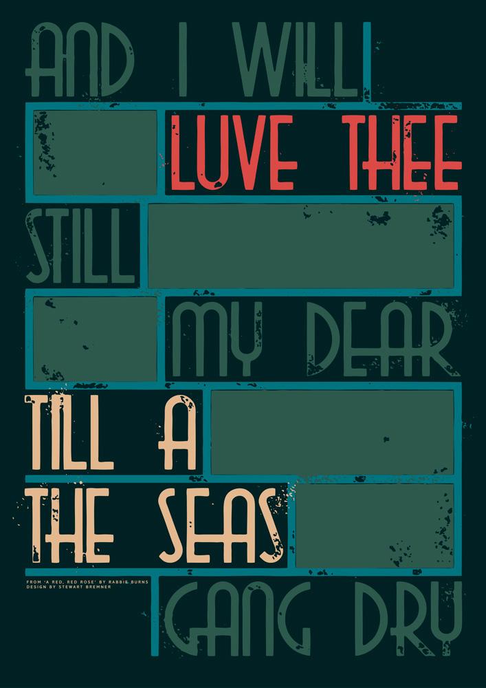Til a the seas gang dry – giclée print - Indy Prints by Stewart Bremner