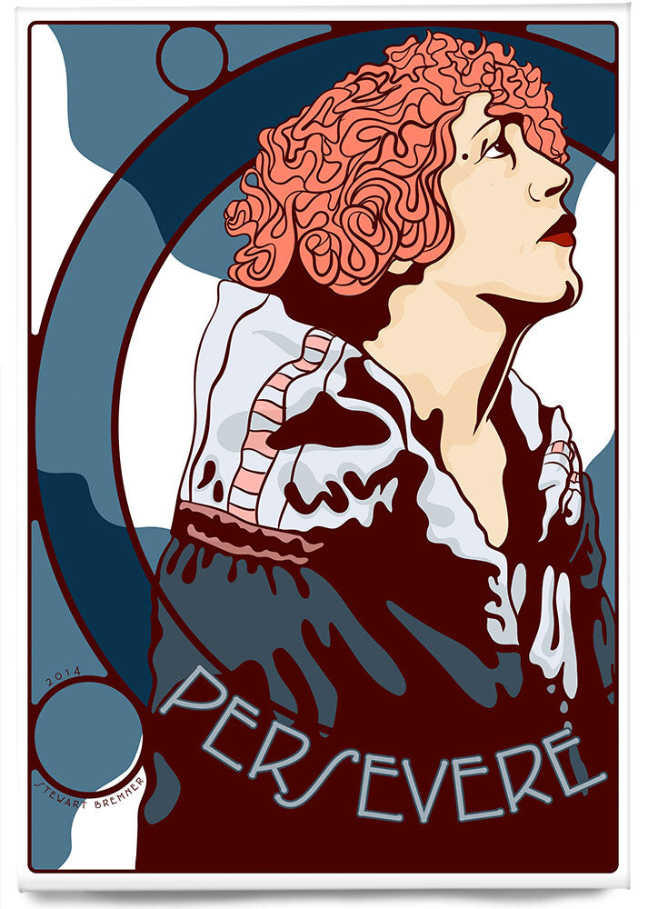 Persevere – magnet - Indy Prints by Stewart Bremner