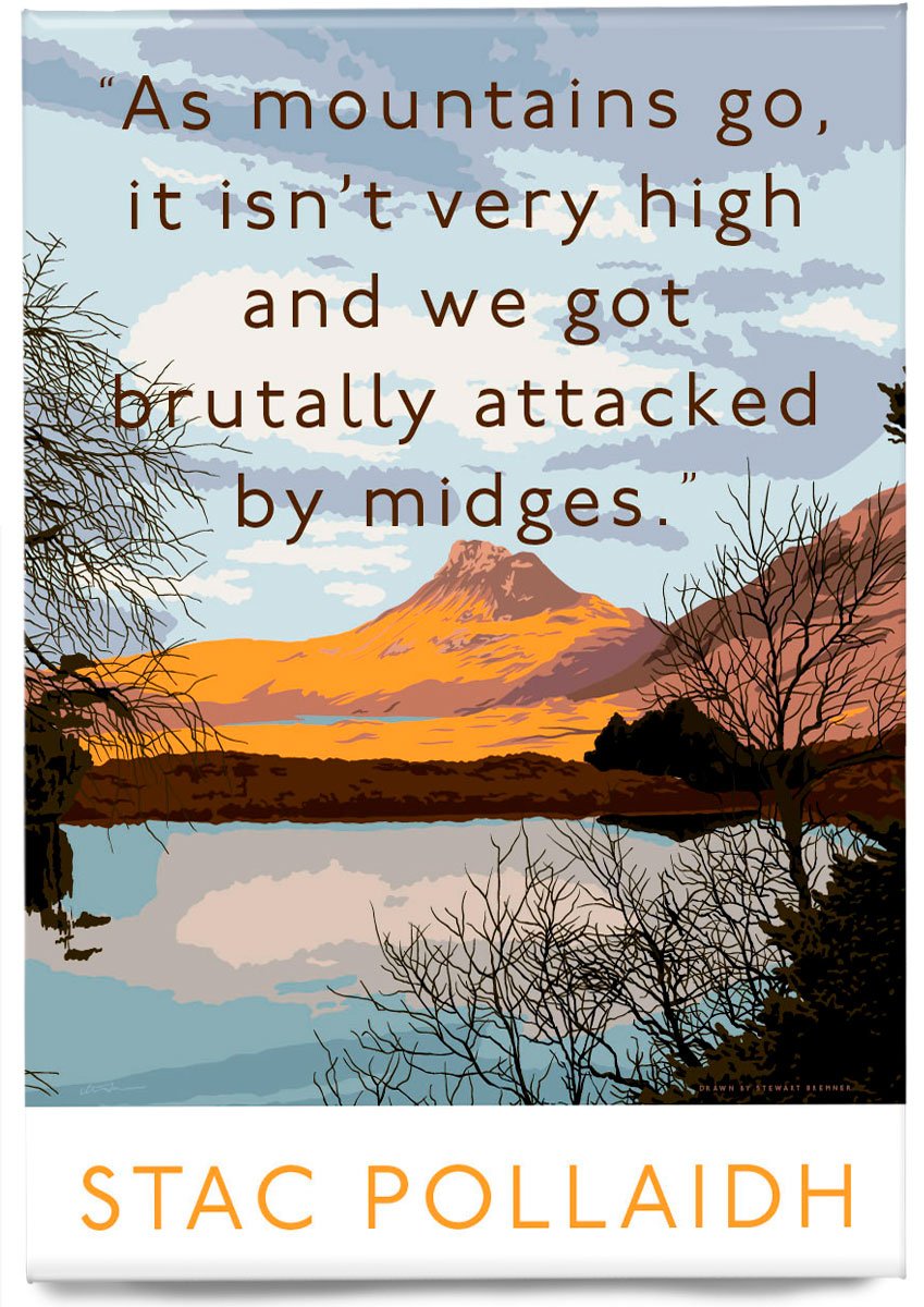Stac Polliadh isn't very high – magnet