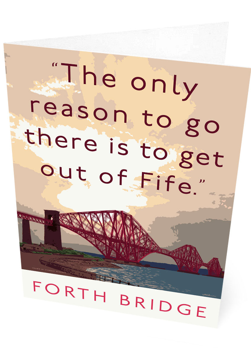 The Forth Bridge escape – card