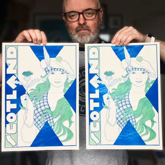 The last signed Scotland prints