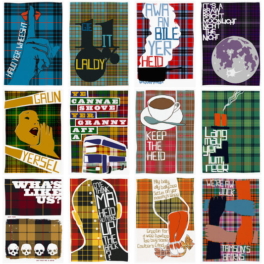 Scots Sayings on tartan launch + SALE!