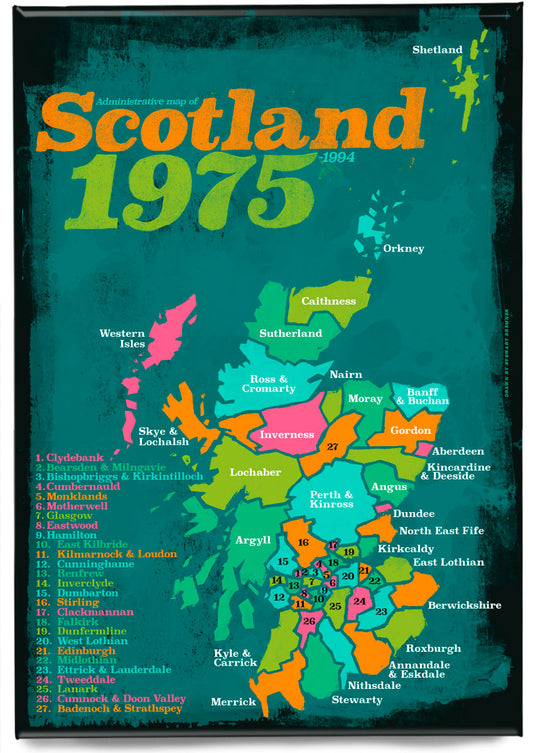 Scotland 1975 – magnet