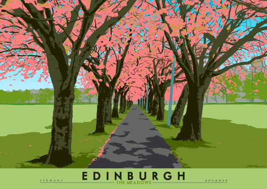 Edinburgh: in The Meadows – poster