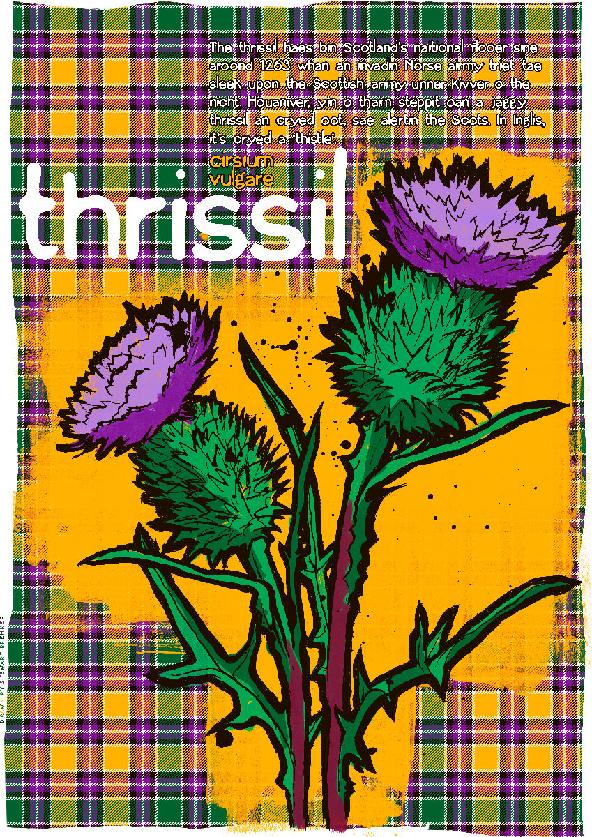 Thrissil oan tartan – poster