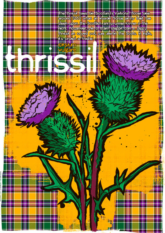 Thrissil oan tartan – poster