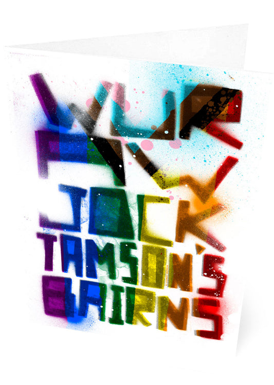 Wur aw Jock Tamson’s bairns – card