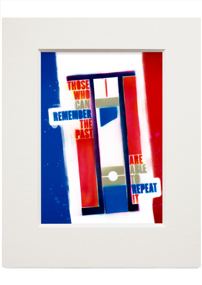 Remember the past – small mounted print