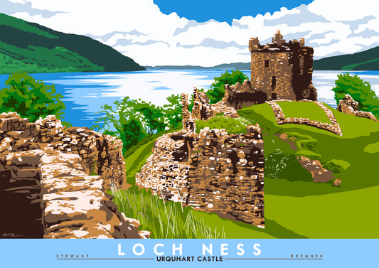 Loch Ness: Urquhart Castle – giclée print