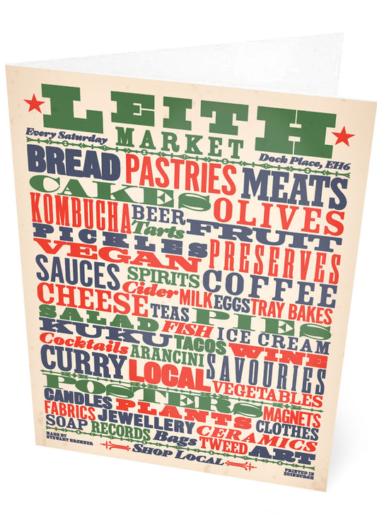 Leith market – card