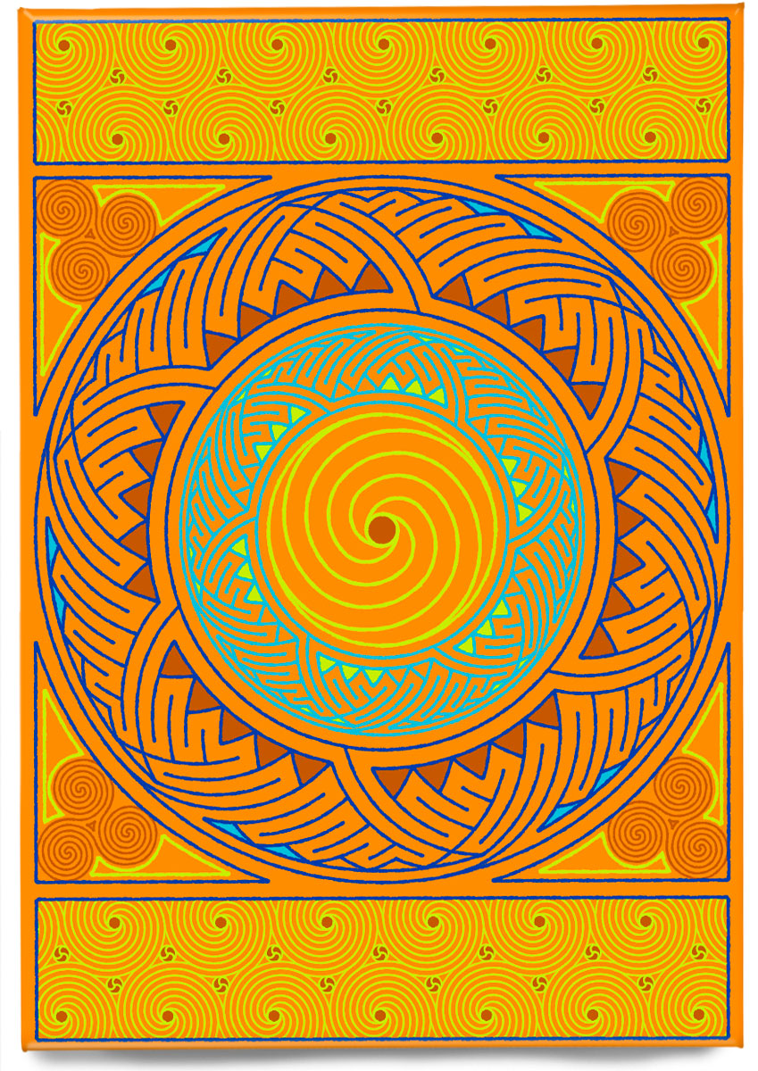 Stroma Celtic amber panel – magnet