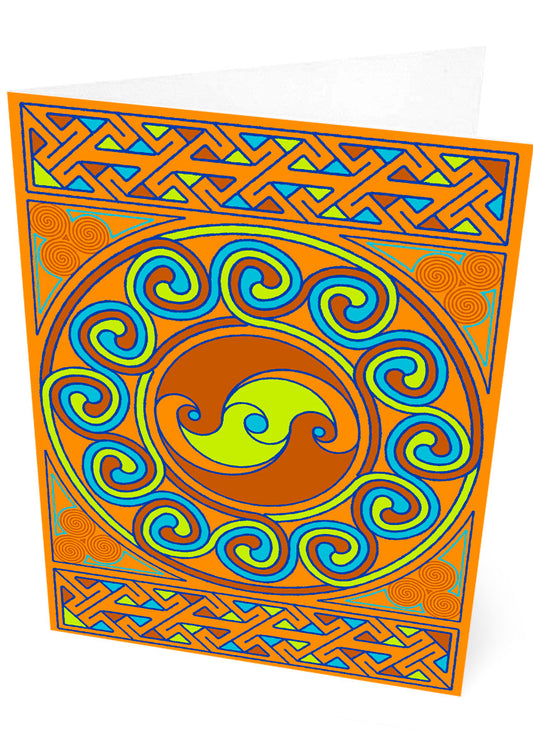 Sarclet Celtic amber panel – card
