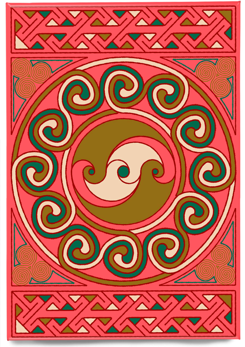 Sarclet Celtic coral panel – magnet