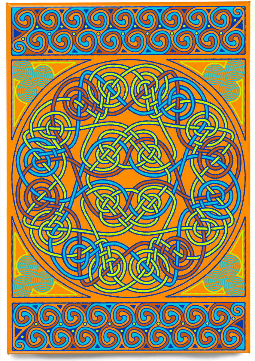 Thrumster Celtic amber panel – magnet