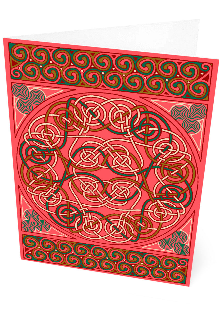 Thrumster Celtic coral panel – card