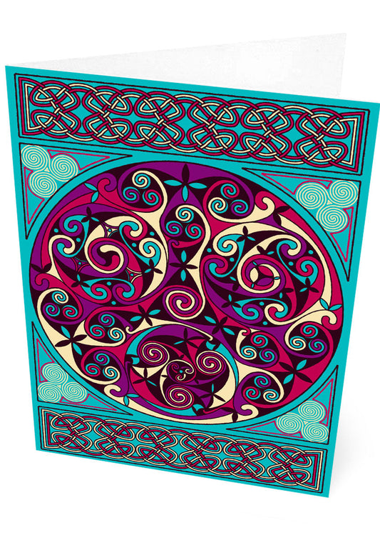 Wick Celtic jade panel – card