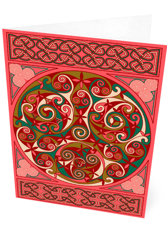 Wick Celtic coral panel – card