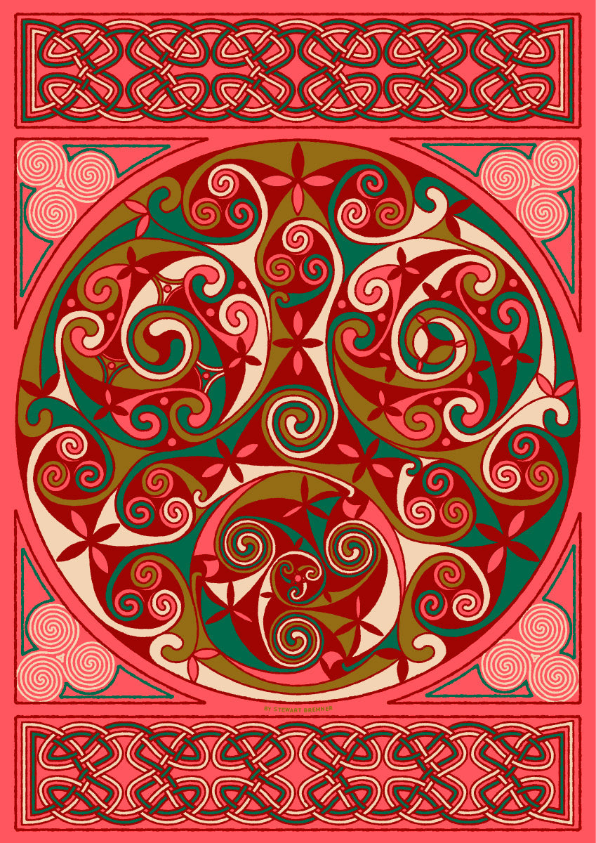 Wick Celtic panel – giclée print