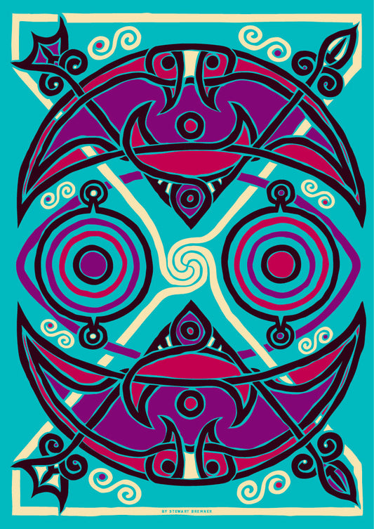 The Pictish Crescent jade panel – poster