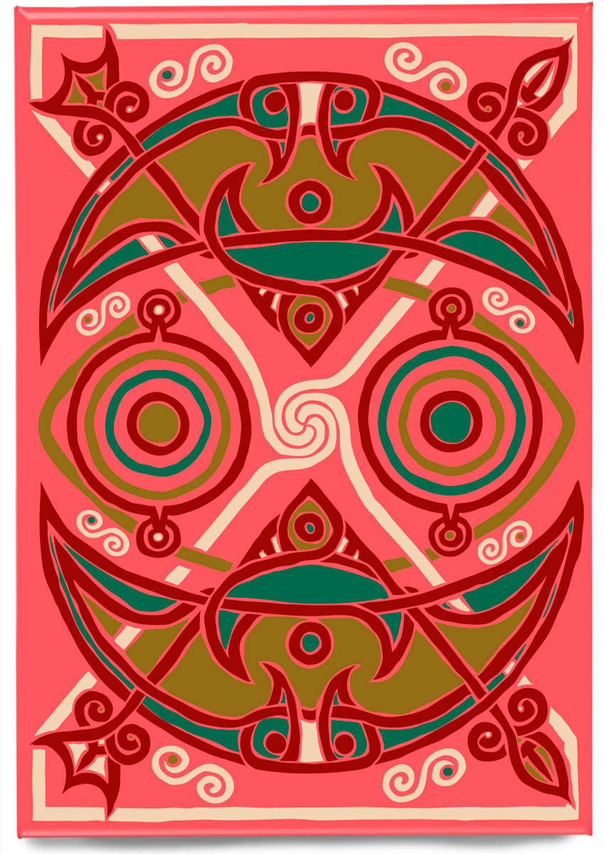 The Pictish Crescent coral panel – magnet