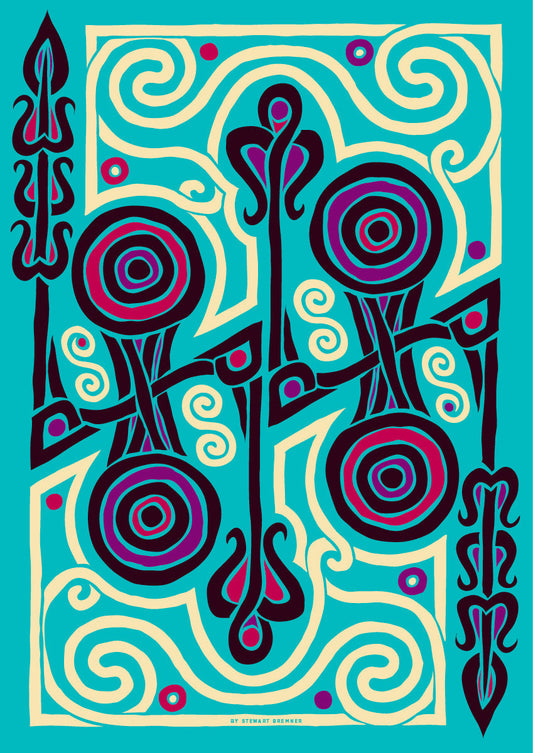 The Pictish Z-rod jade panel – poster