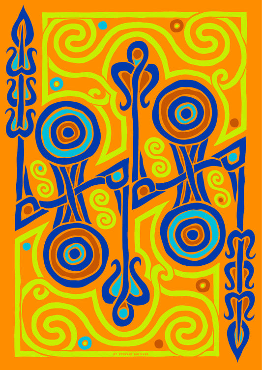 The Pictish Z-rod amber panel – poster