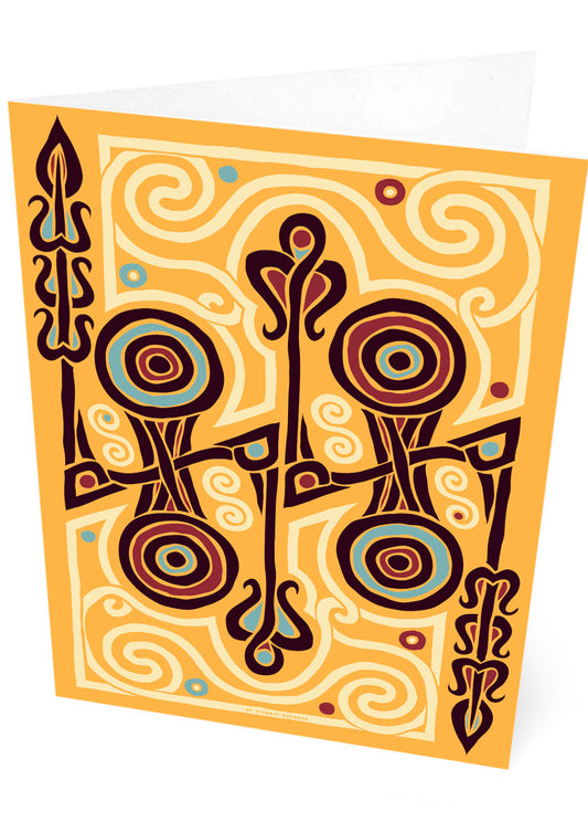 The Pictish Z-rod sand panel – card