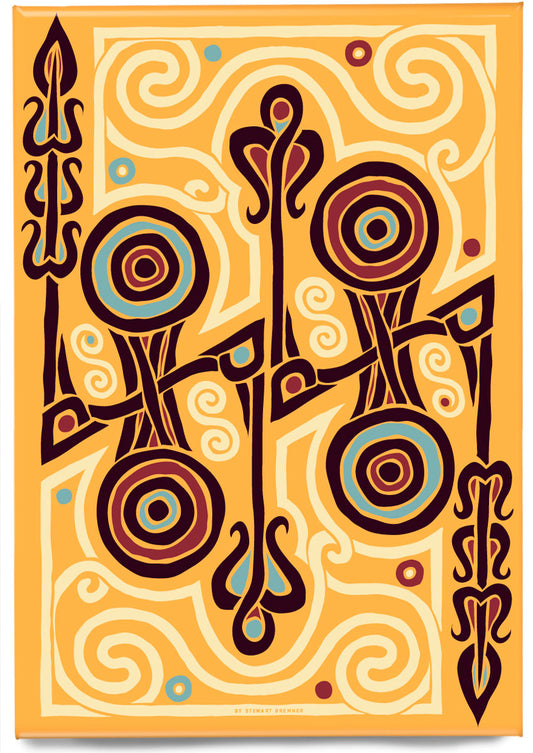 The Pictish Z-rod sand panel – magnet