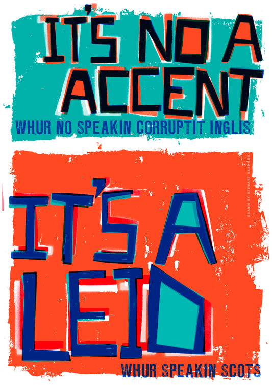 It's no a accent – poster