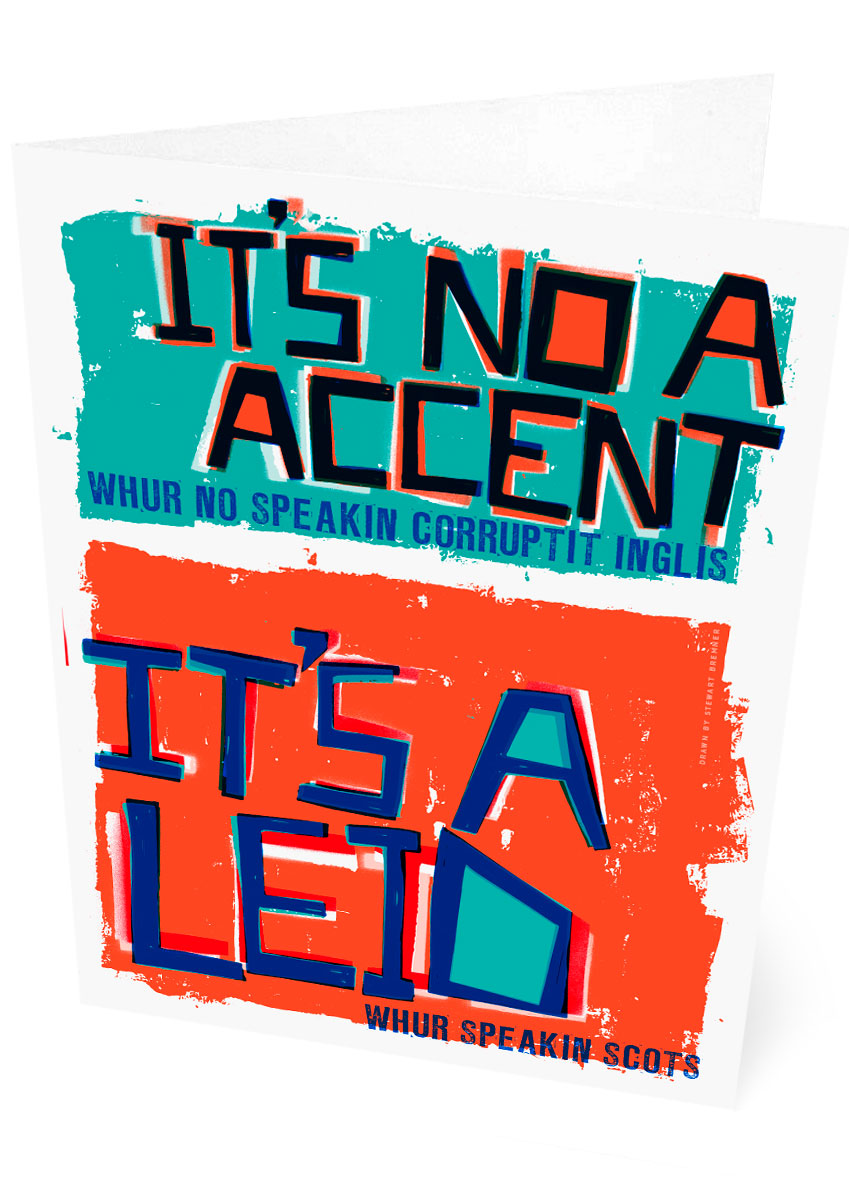 It's no a accent – card