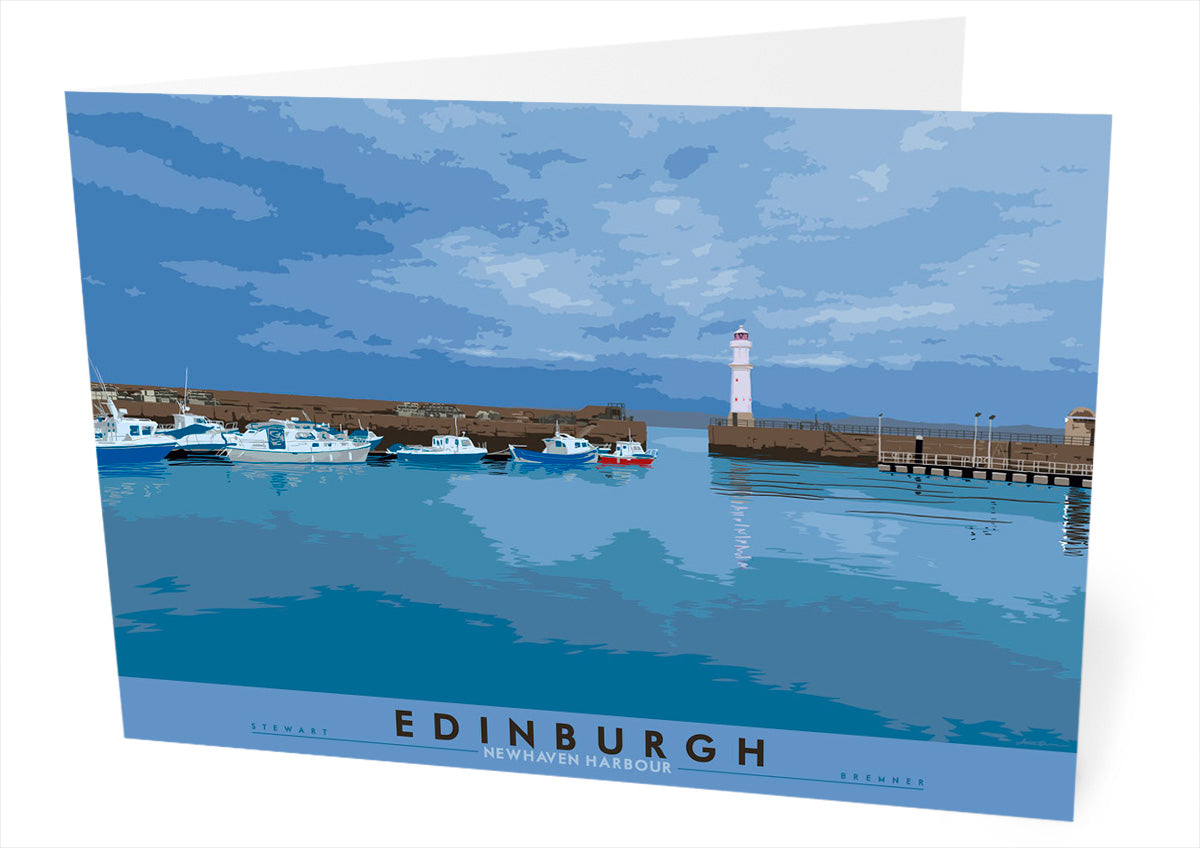 Newhaven Harbour, popular Edinburgh Framed Canvas