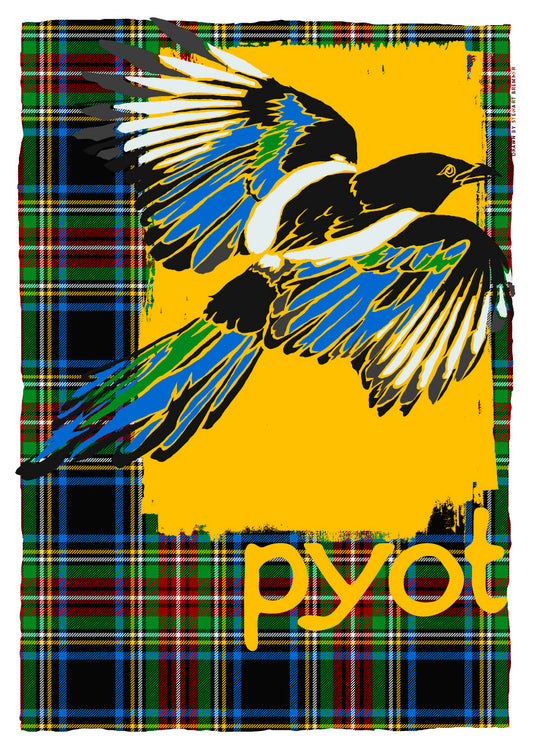 Pyot oan tartan – poster – Stewart Bremner Prints