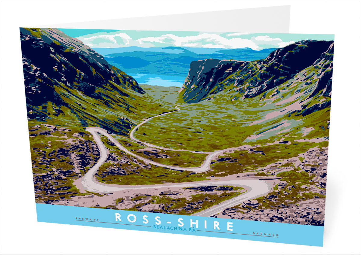 Ross-shire: Bealach na Bà – card