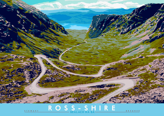 Ross-shire: Bealach na Bà – giclée print