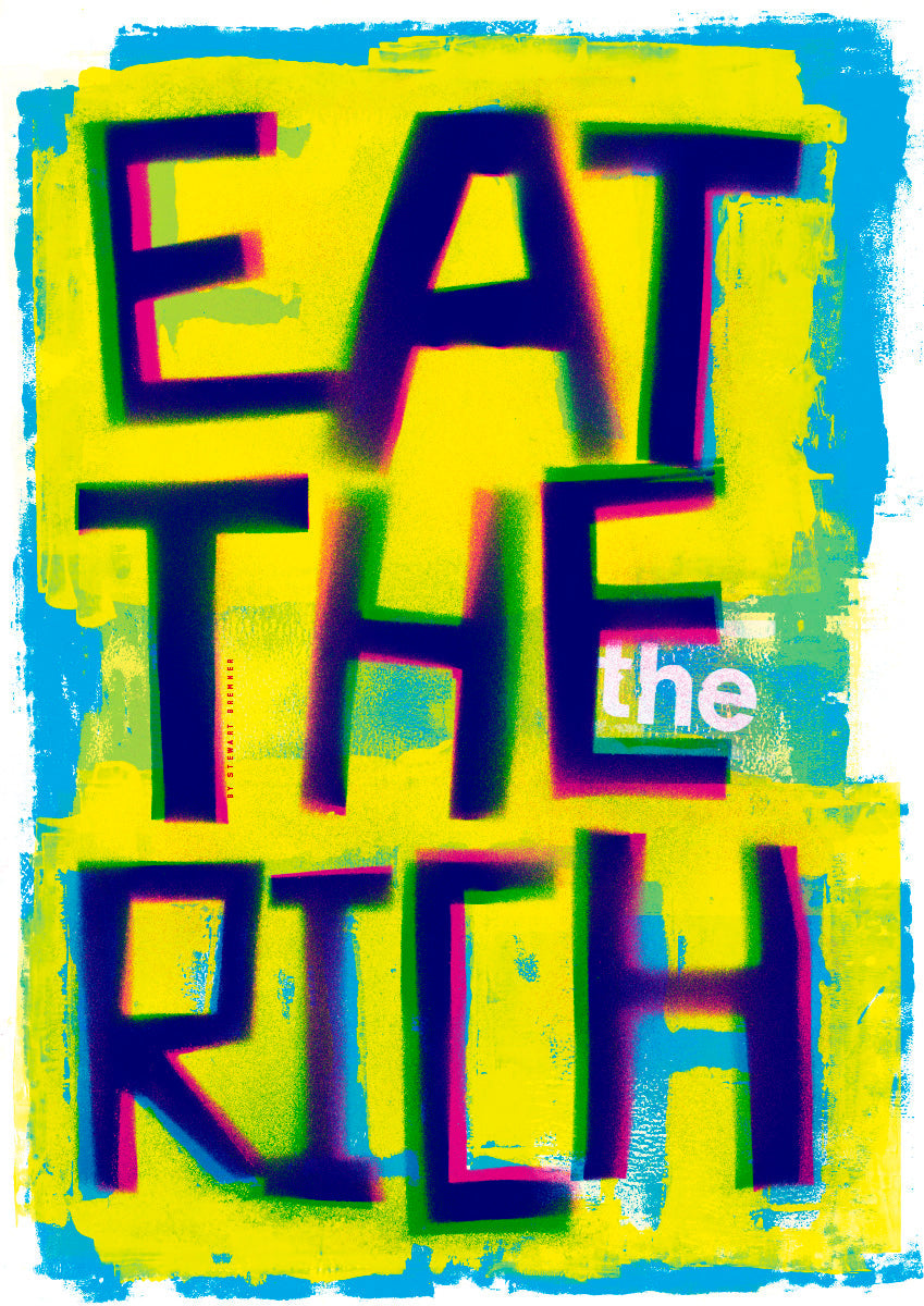 Eat the rich – giclée print