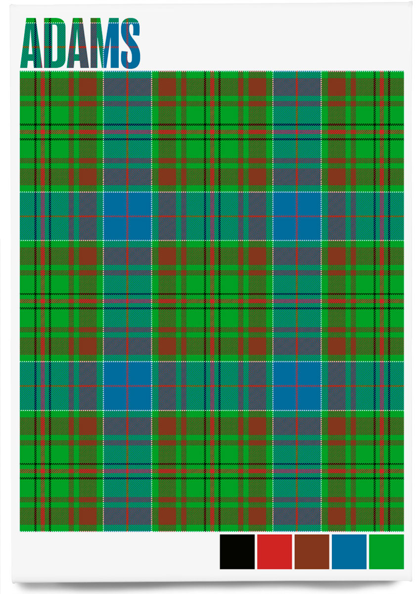 Adams Ancient tartan – magnet