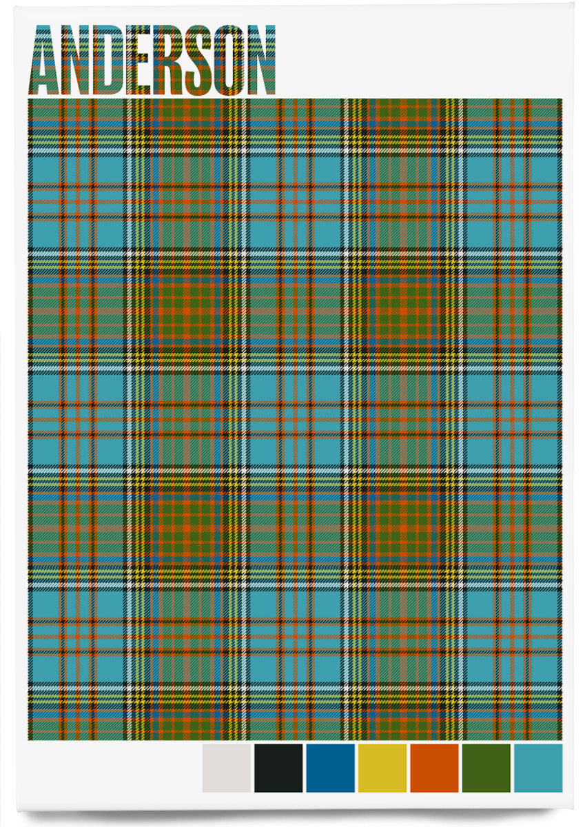 Anderson Ancient tartan – magnet